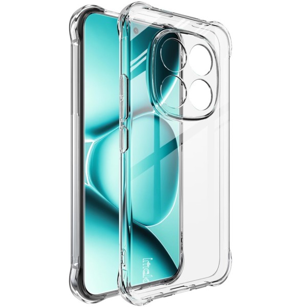 Усиленный твердый силиконовый чехол "Imak" (TPU) airbag - прозрачный (Poco M8 Pro / Redmi Note 15 Pro+)