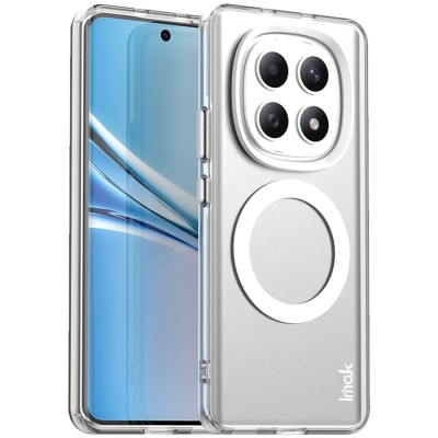 "IMAK" Candy MagSafe твердый силиконовый матовый (ТПУ) чехол - белый (Redmi Note 15 5G / Redmi Note 15 4G / Poco M8)