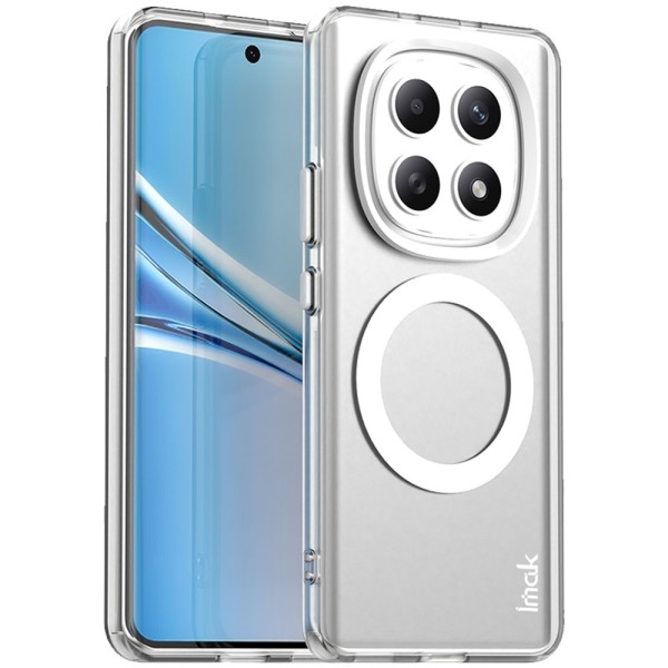 "IMAK" Candy MagSafe твердый силиконовый матовый (ТПУ) чехол - белый (Redmi Note 15 5G / Redmi Note 15 4G / Poco M8)