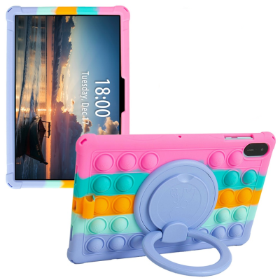 „Popit“ Bubble Kickstand мягкий силиконовый (TPU) чехол - розовый (Honor Pad X9 / X8a)