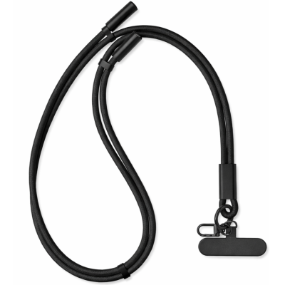 „Lanyard“ USB-C USB-C провод - чёрный (1 m. / 3A)