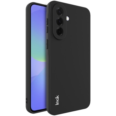 "IMAK" UC-3 cieta silikona (TPU) apvalks - melns (Galaxy A37)