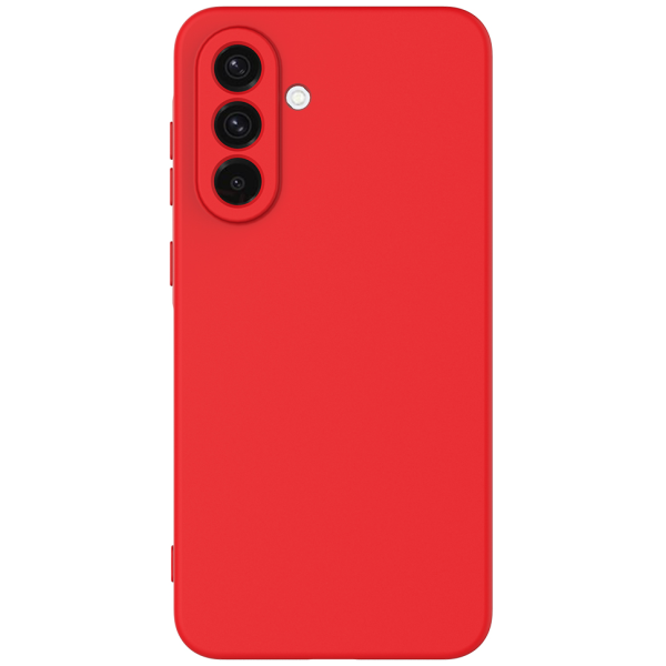 "Shell" cieta silikona (TPU) apvalks - sarkans (Galaxy A57)