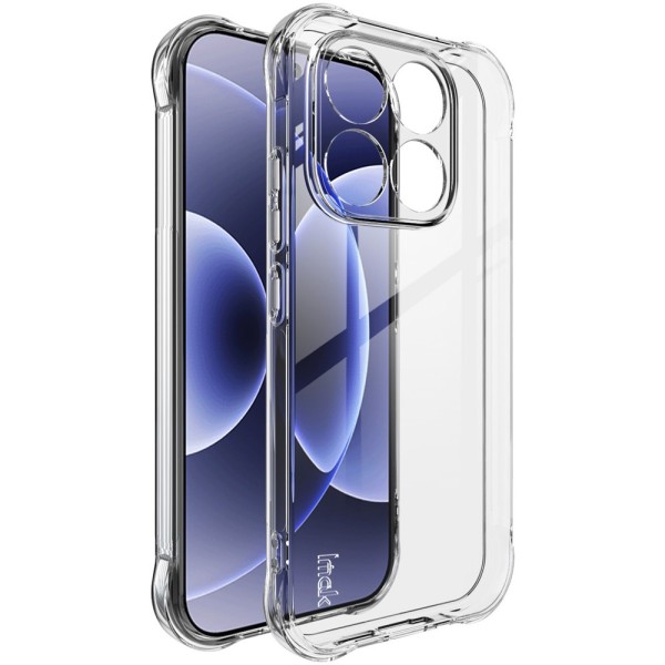 Усиленный твердый силиконовый чехол "Imak" (TPU) airbag - прозрачный (Xiaomi 17)