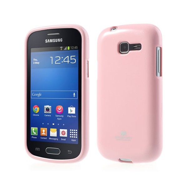 „Mercury“ apvalks - gaiši rozs (Galaxy Trend Lite)