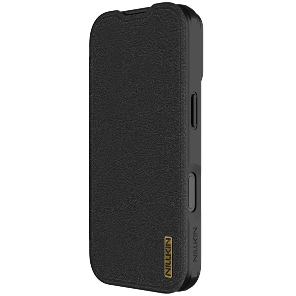 Чехол-книжка „Nillkin“ Qin Pro - чёрный (iPhone 17)