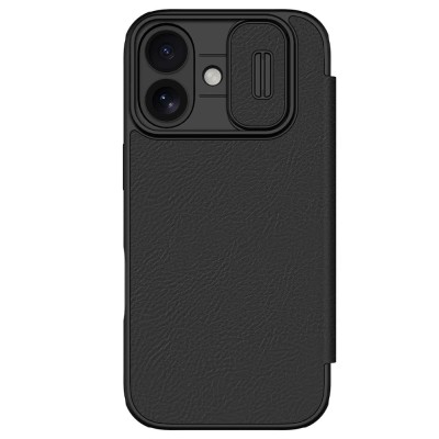 Чехол-книжка „Nillkin“ Qin Pro - чёрный (iPhone 17)