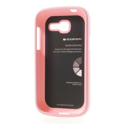 Samsung Galaxy Trend Lite (S7390, S7392) Mercury gaiši rozs cieta silikona (TPU) apvalks / vacins.lv
