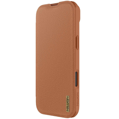 Чехол-книжка "Nillkin" Qin Pro - коричневый (iPhone Air)