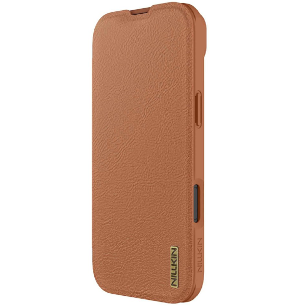 Чехол-книжка "Nillkin" Qin Pro - коричневый (iPhone Air)
