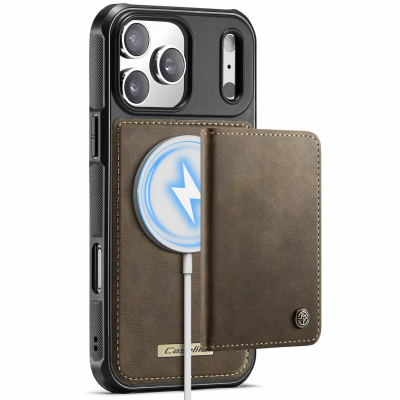 „CASEME“ Wallet чехол - коричневый (iPhone 17 Pro Max)