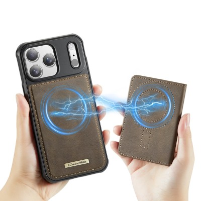 „CASEME“ Wallet чехол - коричневый (iPhone 17 Pro Max)