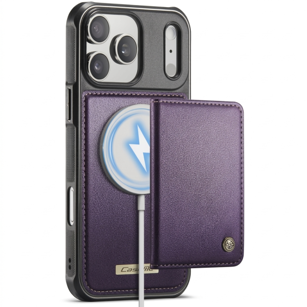 „CASEME“ Wallet apvalks - violets (iPhone 17 Pro)