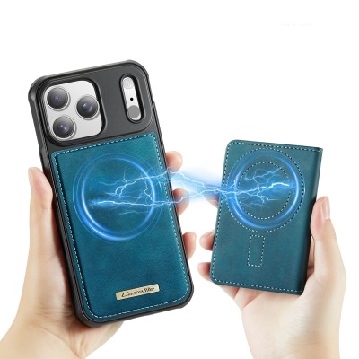 „CASEME“ Wallet apvalks - zaļš (iPhone 17 Pro)