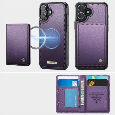 „CASEME“ Wallet чехол - фиолетовый (iPhone 17)