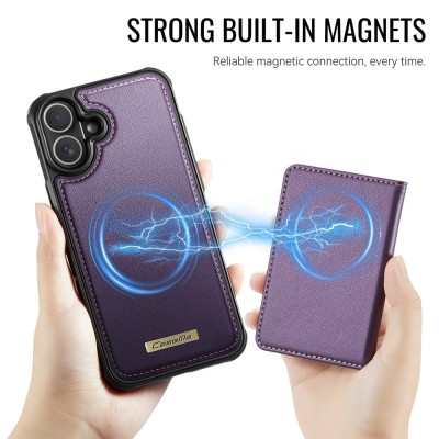 „CASEME“ Wallet apvalks - violets (iPhone 17)