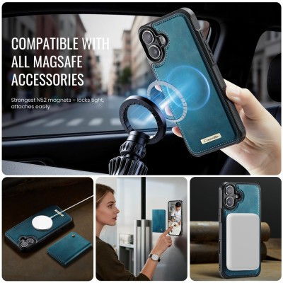„CASEME“ Wallet чехол - зелёный (iPhone 17)