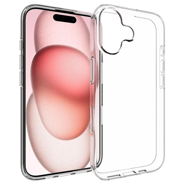 Cieta silikona (TPU) apvalks - dzidrs (iPhone 17)