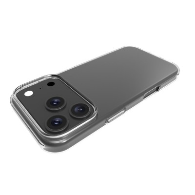 Твердый силиконовый чехол (ТПУ) - прозрачный (iPhone 17 Pro Max)