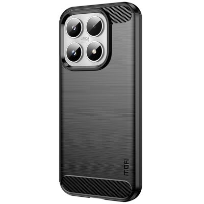 „Mofi“ Carbon твердый силиконовый чехол (TPU) - черный (Xiaomi 17)