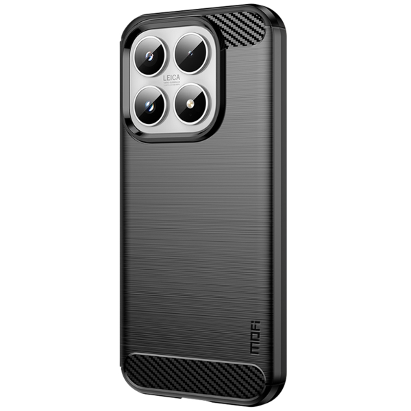 „Mofi“ Carbon твердый силиконовый чехол (TPU) - черный (Xiaomi 17)