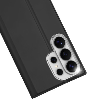 "Dux Ducis" Skin atvērams maciņš - melns (Galaxy S26 Ultra)
