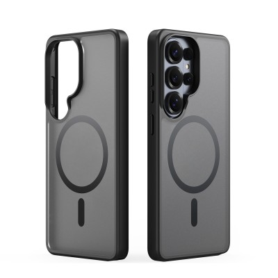 "DUX DUCIS" Yind MagSafe твердый силиконовый матовый (ТПУ) чехол - чёрный (Galaxy S26 Ultra)