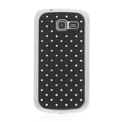Samsung Galaxy Trend Lite S7390 (S7392) elegants melns apvalks ar spīduļiem / Vacins.lv