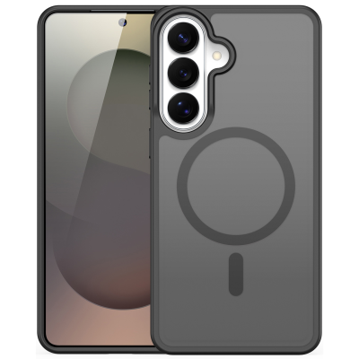 "DUX DUCIS" Yind MagSafe твердый силиконовый матовый (ТПУ) чехол - чёрный (Galaxy S26)