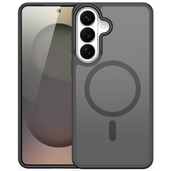 "DUX DUCIS" Yind MagSafe твердый силиконовый матовый (ТПУ) чехол - чёрный (Galaxy S26)