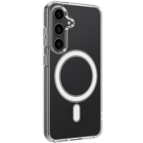 "Tubi" MagSafe cietā silikona (TPU) apvalks - dzidrs (Galaxy S26)
