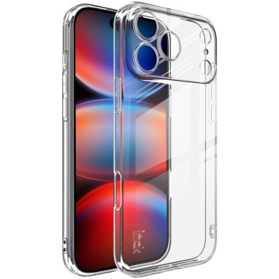 "IMAK" UX-5 cieta silikona (TPU) apvalks - dzidrs (iPhone 17 Pro Max)