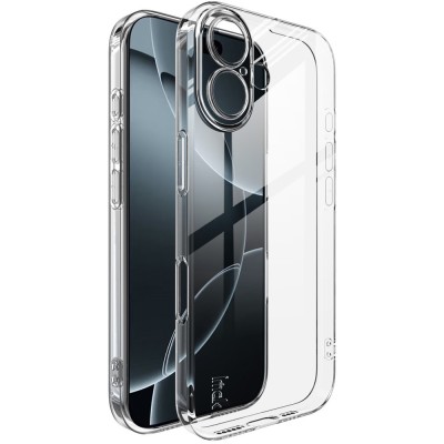 "IMAK" UX-5 cieta silikona (TPU) apvalks - dzidrs (iPhone 17)