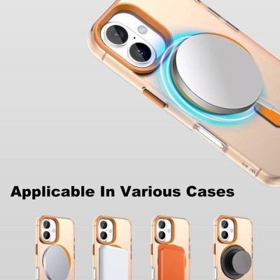 "IMAK" Candy MagSafe твердый силиконовый матовый (ТПУ) чехол - оранжевый (iPhone 17)