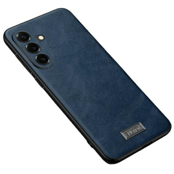 Кожаный чехол „Sulada“ Leather - синий (Galaxy S26)
