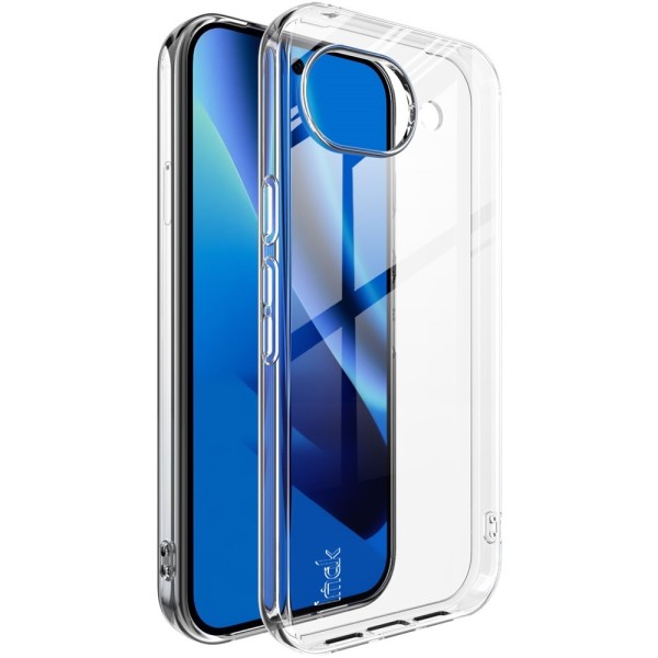 "IMAK" UX-10 твердый силиконовый (TPU) чехол - прозрачный (Pixel 10a)