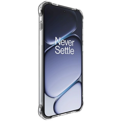 "Imak" pastiprinātas aizsardzības cieta silikona (TPU) airbag apvalks - dzidrs (OnePlus 15R / Ace 6T / Ace 6)