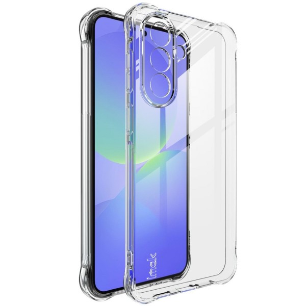 "Imak" pastiprinātas aizsardzības cieta silikona (TPU) airbag apvalks - dzidrs (Galaxy A57)