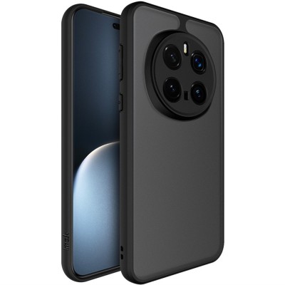 „Imak“ твердый силиконовый (TPU) матовый чехол – затемненный / чёрны (Honor Magic7 Pro 5G)