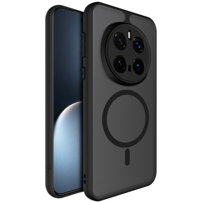 "IMAK" Candy MagSafe твердый силиконовый матовый (ТПУ) чехол - чёрный (Honor Magic7 Pro 5G)