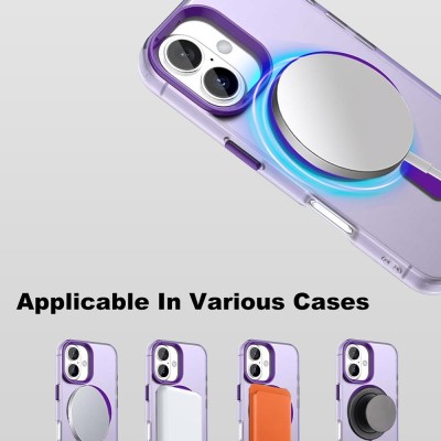 "IMAK" Candy MagSafe твердый силиконовый матовый (ТПУ) чехол - фиолетовый (iPhone 17)