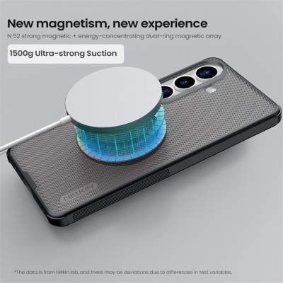 Чехол "Nillkin" Super Frosted Shield Pro Magnetic - чёрный (Galaxy S26)