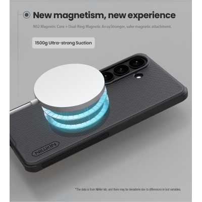 "Nillkin" Frosted Shield Pro Magnetic apvalks - melns (Galaxy S26)