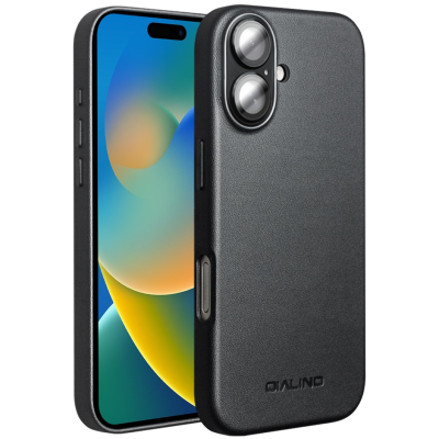 "QIALINO" Slim MagSafe чехол - чёрный (iPhone 17)