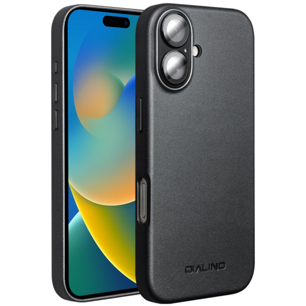 "QIALINO" Slim MagSafe чехол - чёрный (iPhone 17)