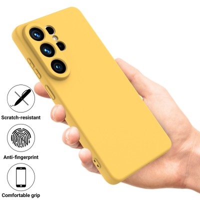 "Shell" твердый силиконовый (TPU) чехол - жёлтый (Galaxy S26 Ultra)