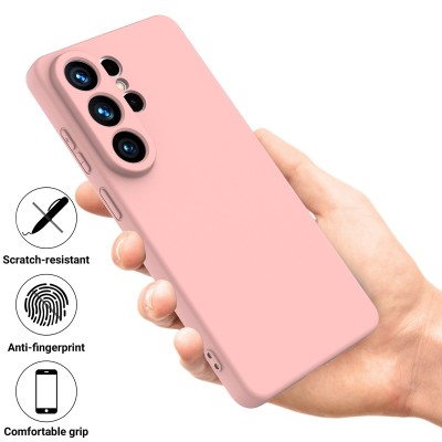 Твердый силиконовый чехол (TPU) „Shell“ - розовый (Galaxy S26 Ultra)