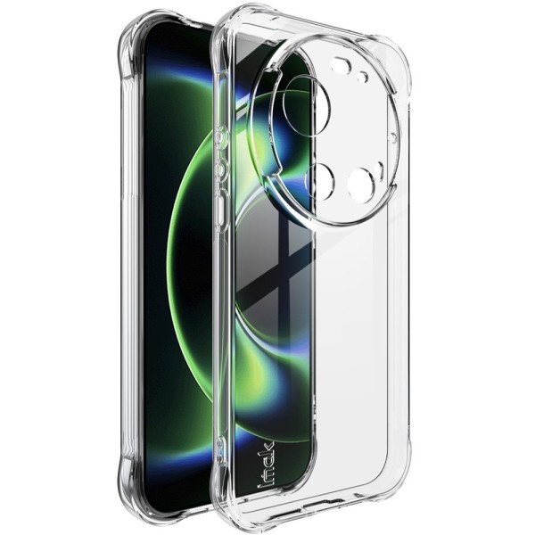 "Imak" pastiprinātas aizsardzības cieta silikona (TPU) airbag apvalks - dzidrs (Xiaomi 17 Ultra)