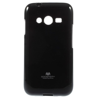 Samsung Galaxy Trend 2 G313 Mercury melns cieta silikona (TPU) apvalks / vacins.lv