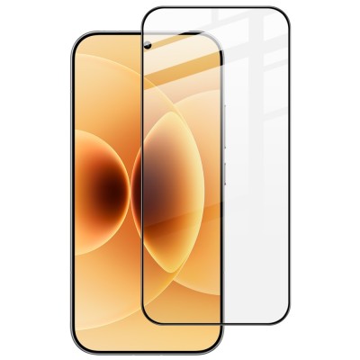 "IMAK" Tempered Glass pilnīgi aizsedzams ekrāna aizsargstikls - melns (Xiaomi 17 / 17 Pro)